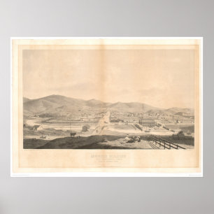 Auftrag Dolores, San Francisco 1860 (1097A) Poster