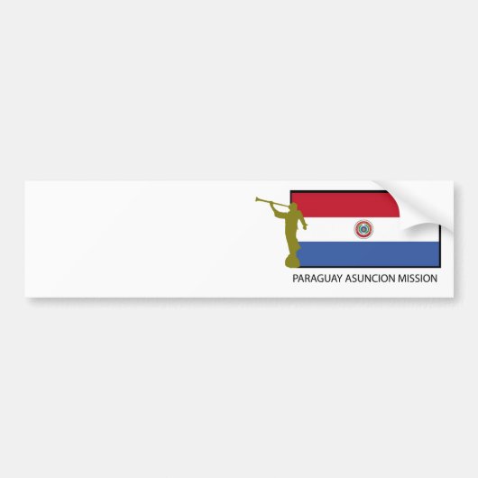Auftrag LDS Paraguays Asuncion CTR Autoaufkleber (Vorne)