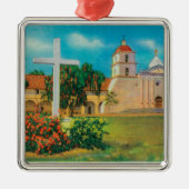 Auftrag-Santa- Barbaraansicht Ornament Aus Metall (Vorne)