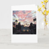 "Auftrag Santa Clara" durch Trina Chow-Chow Karte (Gelbe Blume)