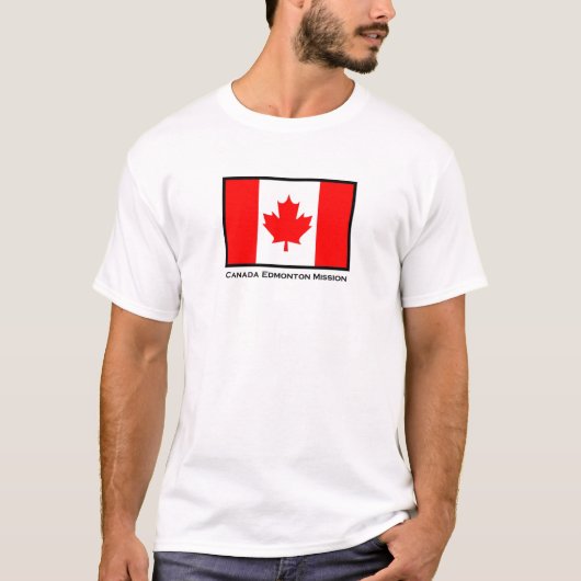 Auftrag-T - Shirt Kanadas Edmonton LDS (Vorderseite)