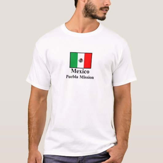 Auftrag-T - Shirt Mexikos Puebla (Vorderseite)