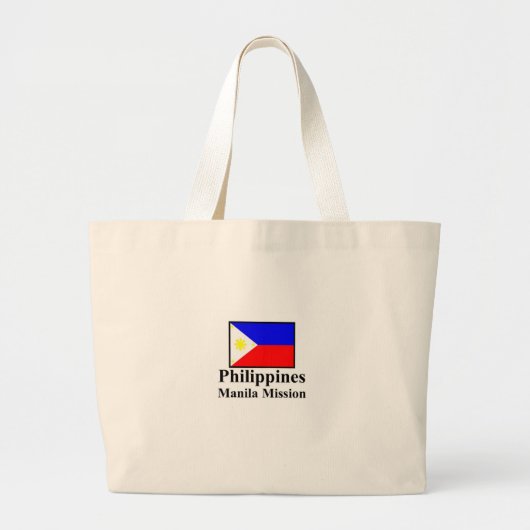 Auftrag-Tasche Philippinen Manila Jumbo Stoffbeutel (Vorne)