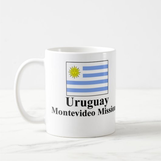 Auftrag-Tasse Uruguays Montevideo Kaffeetasse (Links)
