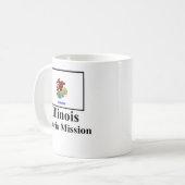 Auftrag-Trinkbehälter Illinois Peoria Kaffeetasse (Vorderseite Links)