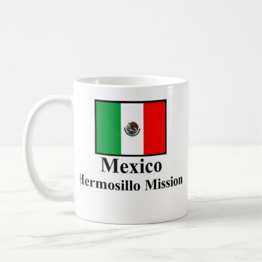 Auftrag-Trinkbehälter Mexikos Hermosillo Kaffeetasse (Links)