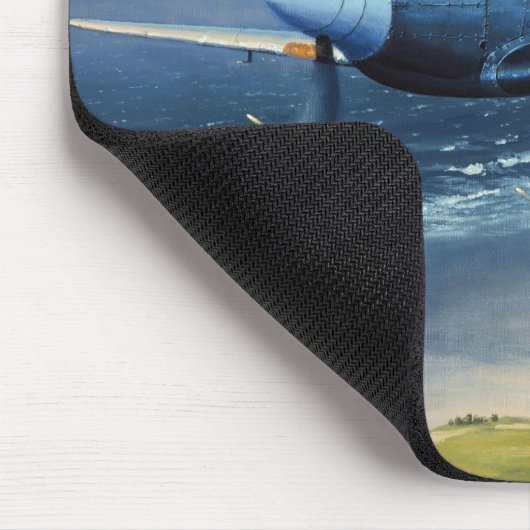 Auftrag über Normandie durch William S. Phillips Mousepad (Ecke)