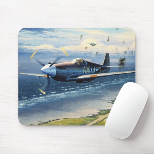 Auftrag über Normandie durch William S. Phillips Mousepad (Mit Mouse)
