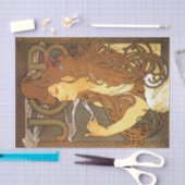 Auftrag von Alphonse Mucha Tissue Seidenpapier (Handwerk)