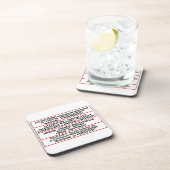 Auftrag-Zeichen-Erinnerungsstücke Getränkeuntersetzer (Rechte Seite)