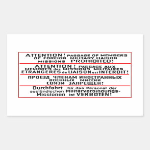 Auftrag-Zeichen-Erinnerungsstücke Rechteckiger Aufkleber