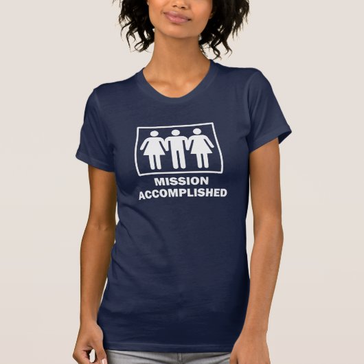 Auftragerreichter Threesome T-Shirt (Vorderseite)