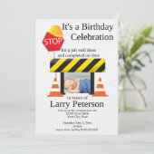 Auftragnehmer Bauzone Einladung (Stehend Vorderseite)