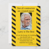 Auftragnehmer Bauzone Einladung (Rückseite)