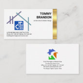 Auftragnehmer für A-Frame-Gebäude Visitenkarte (Vorne/Hinten)