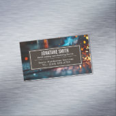 Auftragnehmer für berufliche Metallschweißanlagen Magnetische Visitenkarte (Beispiel)