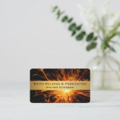 Auftragnehmer für berufliche Metallschweißanlagen Visitenkarte (Stehend Vorderseite)