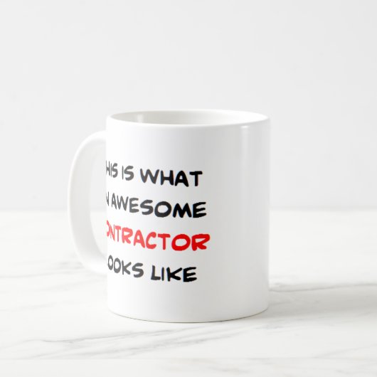 Auftragnehmer, phantastisch kaffeetasse (Vorderseite Links)