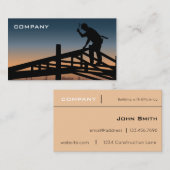 Auftragnehmer-Visitenkarte Visitenkarte (Vorne/Hinten)