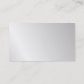 Auftragnehmer-Visitenkarten Visitenkarte (Rückseite)