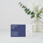 Auftragnehmer-Visitenkarten Visitenkarte (Stehend Vorderseite)