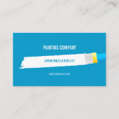 Auftragnehmer-Zuhause-Umarbeitung Painting Company Visitenkarte (Rückseite)