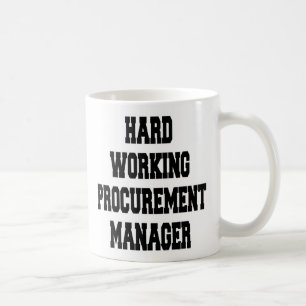 Auftragsmanager für harte Arbeit Kaffeetasse