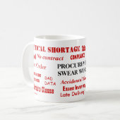 Auftragsvergabeverwaltung: Swear Words Funny Procu Kaffeetasse (Vorderseite Links)