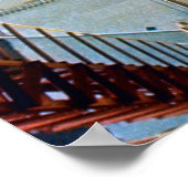 Auftrieb des Apollo 11 Saturn V Weltraumfahrzeugs Poster (Ecke)