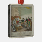 Auftritt des großen Kometen im Jahre 1811 Silbernes Ornament (Rechts)