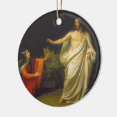 Auftritt des Jesus Christus zu Maria Magdalina Keramikornament (Links)