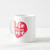 Aufwachen und Backen Kaffeetasse (Vorderseite Links)