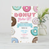 Aufwachsen der Einladung zum Geburtstag (Stehend Vorderseite)