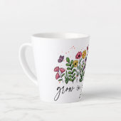 Aufwachsen in Grace - Christlich Milchtasse (Linke Ecke)