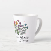 Aufwachsen in Grace - Christlich Milchtasse (Rechte Ecke)