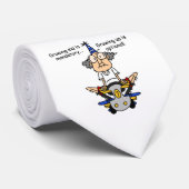 Aufwachsen ist fakultativer Spaß Krawatte (Gerollt)