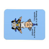 Aufwachsen ist fakultativer Spaß Magnet (Horizontal)