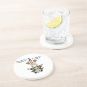 Aufwachsen ist fakultativer Spaß Sandstein Untersetzer (Seite)