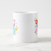 Aufwachsen ist keine Falle Jumbo-Tasse (Vorderseite)