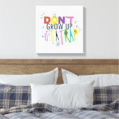 Aufwachsen ist keine Falle Leinwanddruck (Insitu (Schlafzimmer))