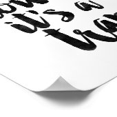 Aufwachsen ist keine Falle Poster (Ecke)