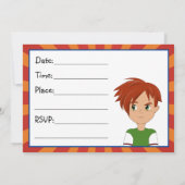 Aufwachsen mit Abbey und Sam Invitation Einladung (Rückseite)