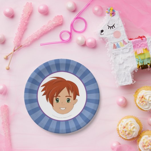 Aufwachsen mit Abtei und Sam-Party-Teller (Sam) Pappteller (Party)