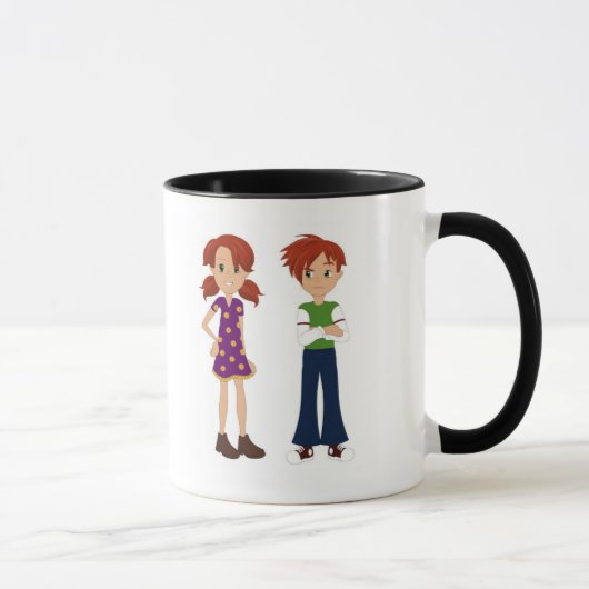 Aufwachsen mit Abtei und Sam-Tasse Tasse (Rechts)