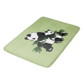 Aufwachsen Panda Badematte (Schrägansicht)