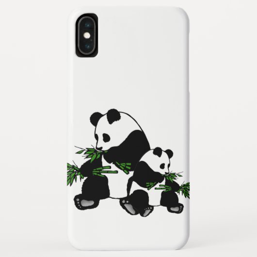 Aufwachsen Panda Case-Mate iPhone Hülle (Rückseite)