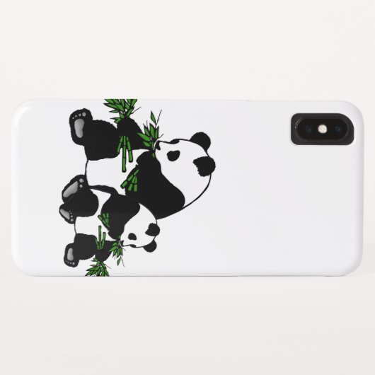 Aufwachsen Panda Case-Mate iPhone Hülle (Rückseite (Horizontal))