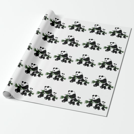 Aufwachsen Panda Geschenkpapier (Ungerollt)