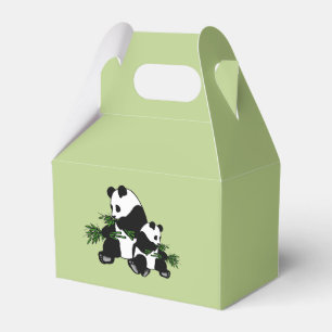 Aufwachsen Panda Geschenkschachtel