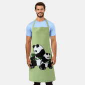 Aufwachsen Panda Schürze (Getragen)